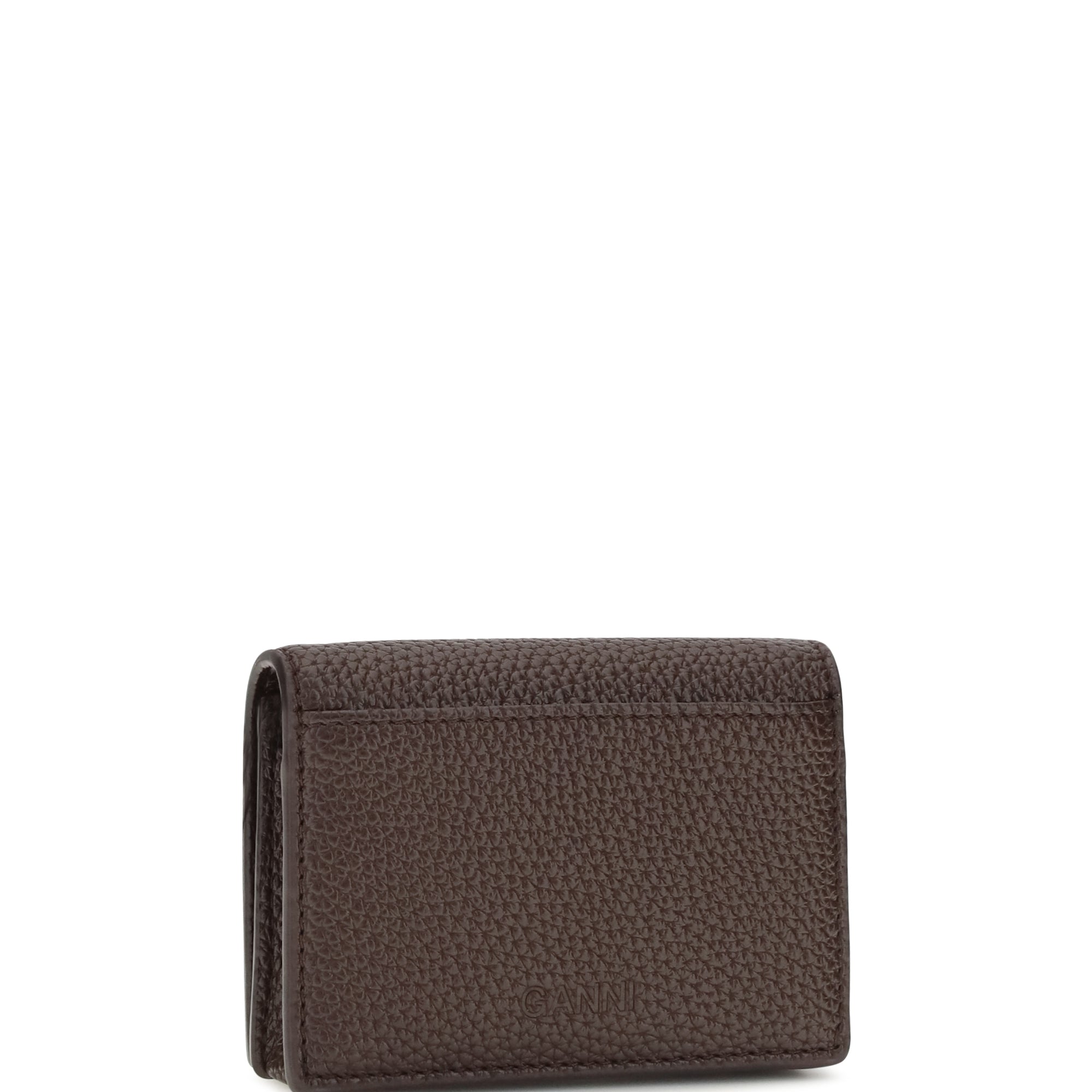 Flap Card Holder in grained leather