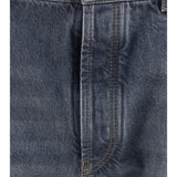 Straight-leg turn-up Jeans