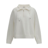 Sweatshirt with logo patch