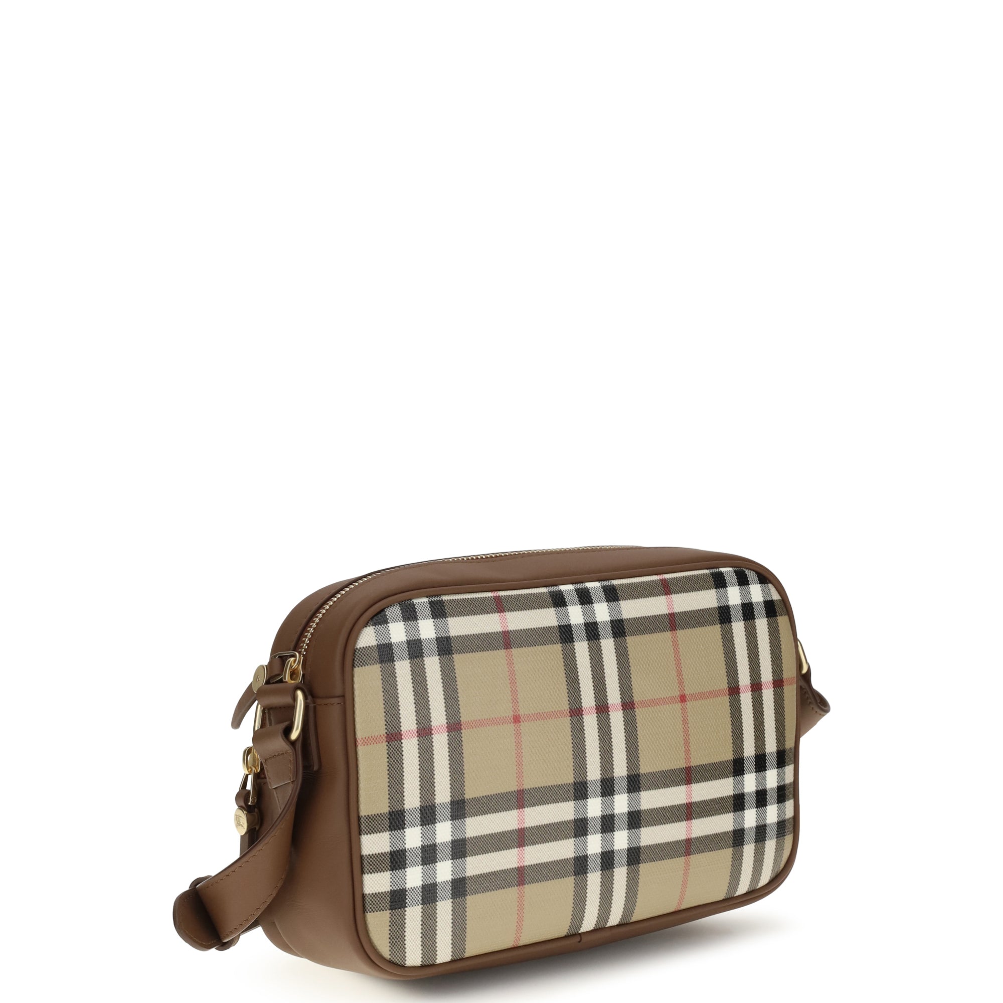 Check front pocket Shoulder Bag