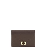 Flap Card Holder in grained leather