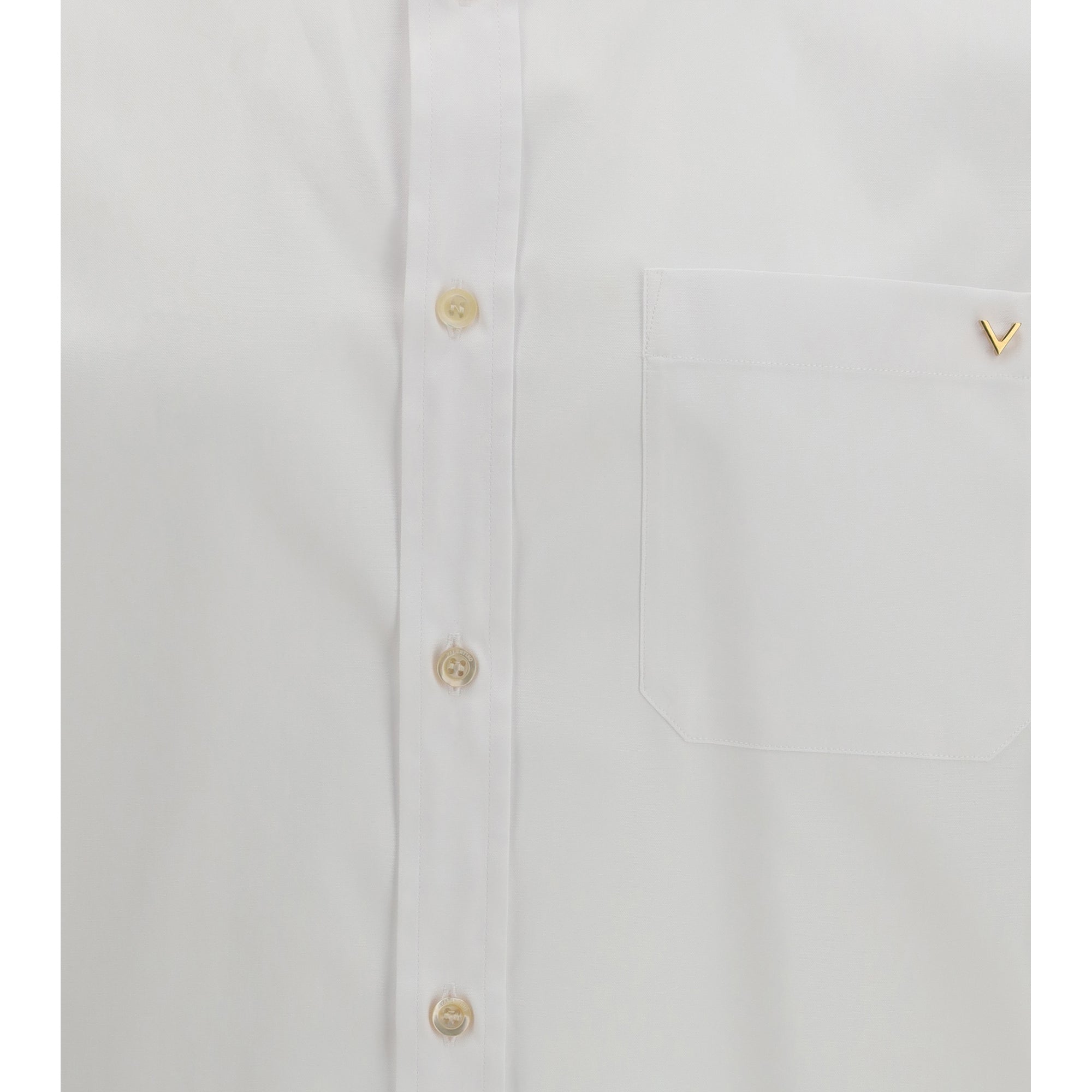 Light cotton oxford Shirt with VGold