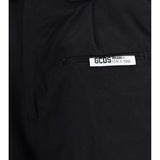 Shorts with black logo piping